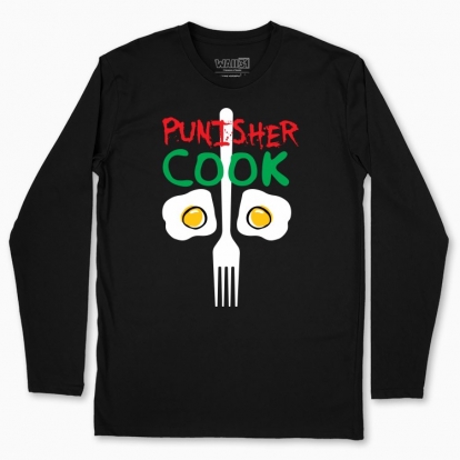 Men's long-sleeved t-shirt "PUNISHER COOK"