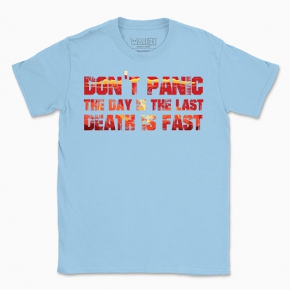 Men's t-shirt "DON`T PANIC"