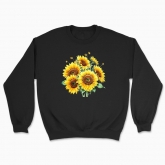 Unisex sweatshirt "Bouquet of Sunflowers in Watercolor"