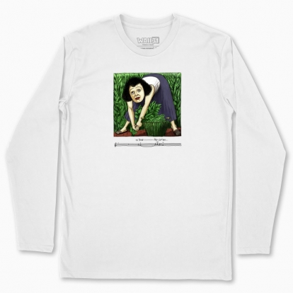 Men's long-sleeved t-shirt "Edith Piaf"