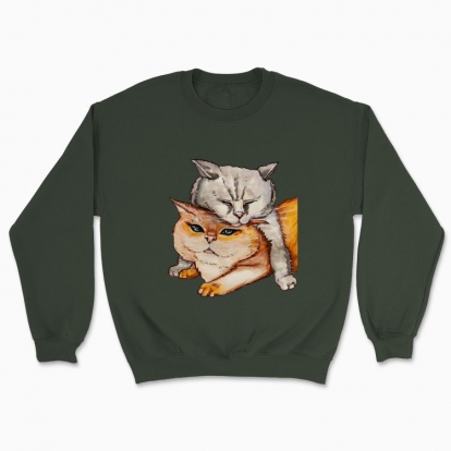 Unisex sweatshirt "the couple of cats"