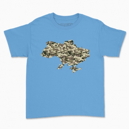 Children's t-shirt "Ukraine. Pixel map"