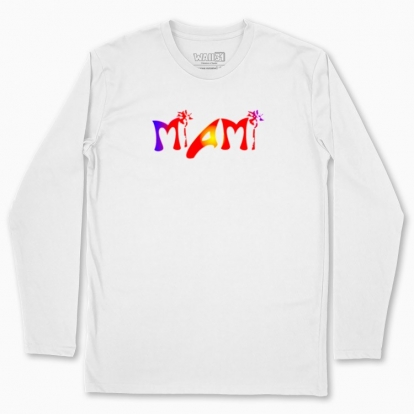 Men's long-sleeved t-shirt "Miami"