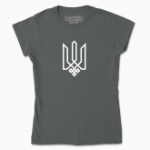 Women's t-shirt "Trident. (Dark background)"