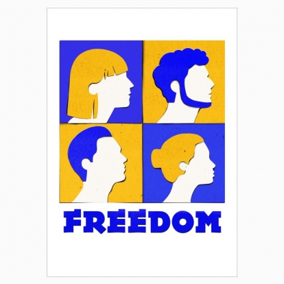 Poster "Freedom"