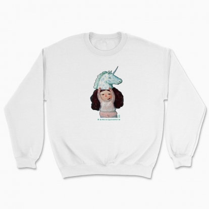 Unisex sweatshirt "I believe in unicorns"