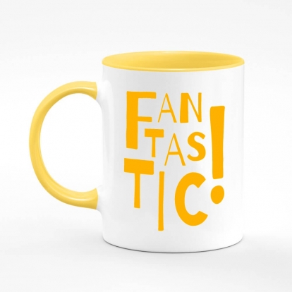 Printed mug "Fantastic!"
