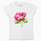 Women's t-shirt "My flower: peony"