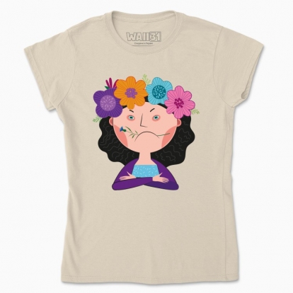 Women's t-shirt "The one that eats flowers"