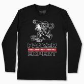 Men's long-sleeved t-shirt "PANZER EXPERT"