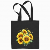 Eco bag "Bouquet of Sunflowers in Watercolor"