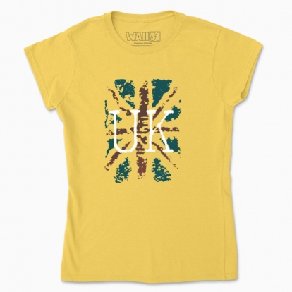 Women's t-shirt "Flag of the Great Britain"