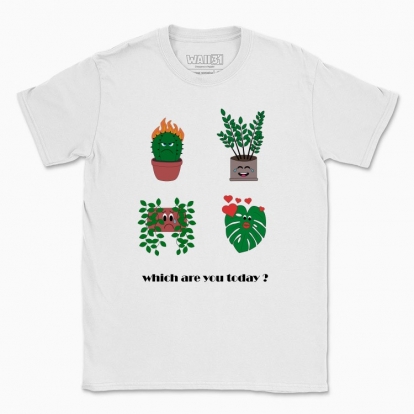 Men's t-shirt "Emotional plants"