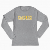 Women's long-sleeved t-shirt "chicago windy city"