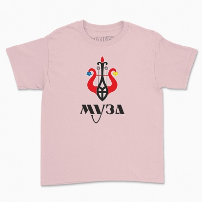Children's t-shirt "Muse (color background)"