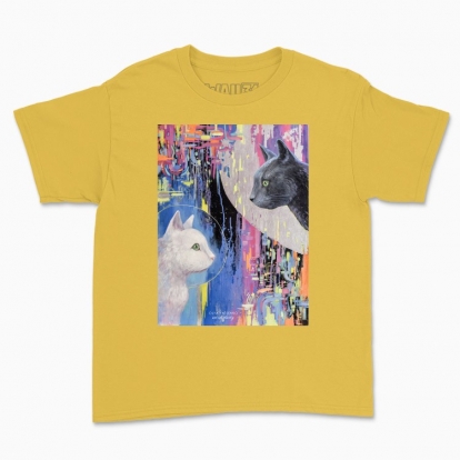 Дитяча футболка "Коти. День та Ніч"