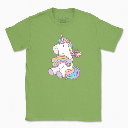 Men's t-shirt "Unicorn with Gingerbread"