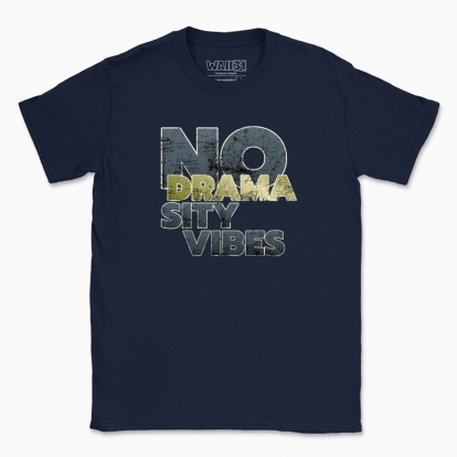 Men's t-shirt "no drama sity vibes"