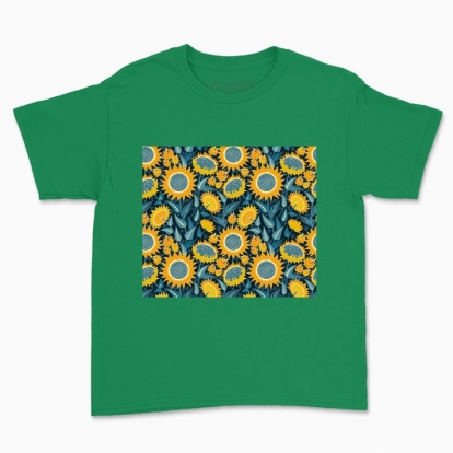 Children's t-shirt "Sunflowers field"