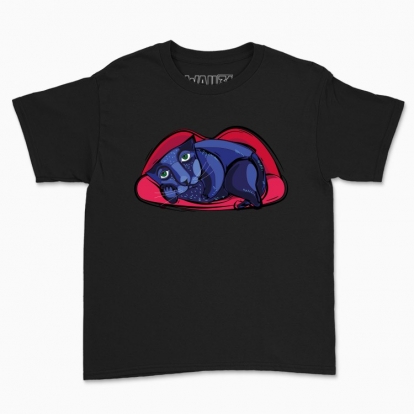 Children's t-shirt "Lazy cat"