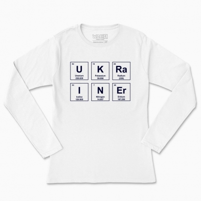 Women's long-sleeved t-shirt "Ukrainer"