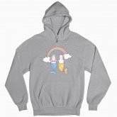 Man's hoodie "Unicorn Mermaids"