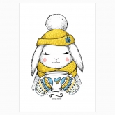 Poster "Sunny Winter Bunny"