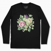Men's long-sleeved t-shirt "A bouquet of roses"