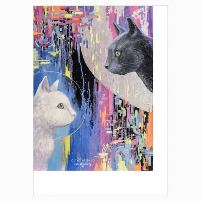 Poster "Cats. Day and Night"