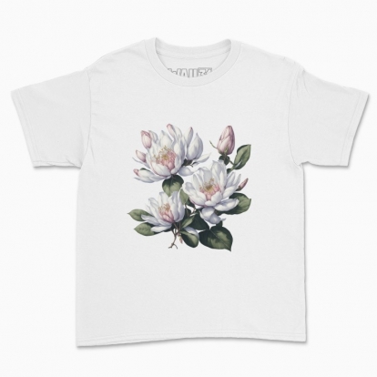 Дитяча футболка "Квіти / Ніжна Магнолія / Квіти Магнолії"