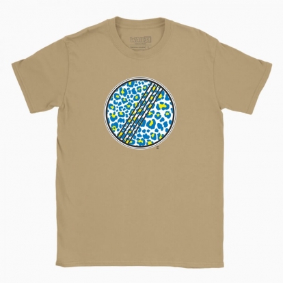Men's t-shirt "Leopards forward! (color background)"