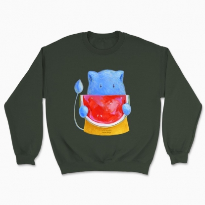 Unisex sweatshirt "Poohnastyk with Watermelon"