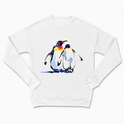 Дитячий світшот "Закохані імператорські пінгвіни"