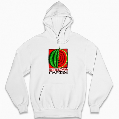 Man's hoodie "Watermelon party"