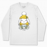 Men's long-sleeved t-shirt "Sunny Winter Bunny"