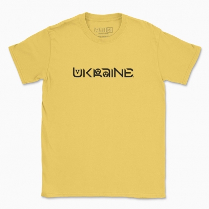 Men's t-shirt "Ukraine (black monochrome)"