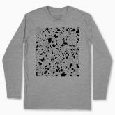 Men's long-sleeved t-shirt "Quail spots"
