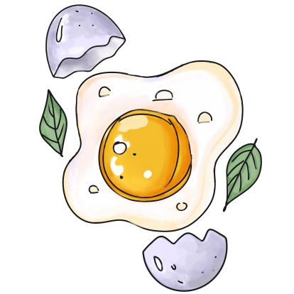 Світшот Unisex "яйце зі шкарлупою і зеленню"
