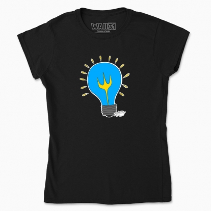 Women's t-shirt "Ukraine is light"
