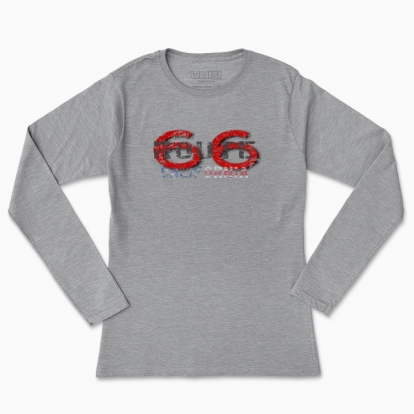 Women's long-sleeved t-shirt "route 66"
