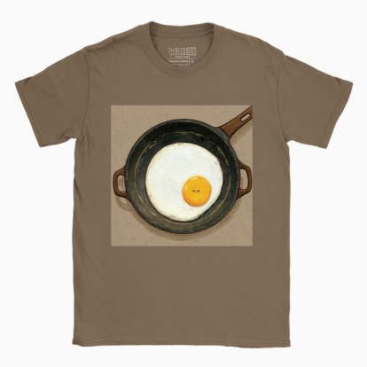 Men's t-shirt "An egg in a pan"