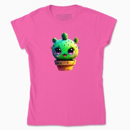 Women's t-shirt "cactus baby glitch"