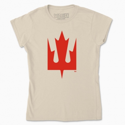 Women's t-shirt "TRIDENT MAPLE LEAF"