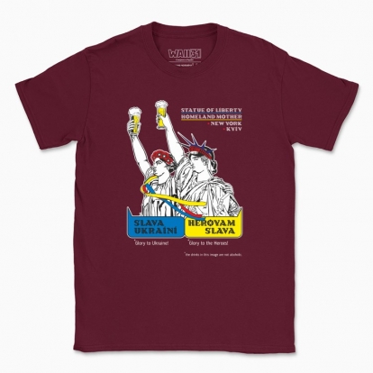 Men's t-shirt "Liberty and Mother"