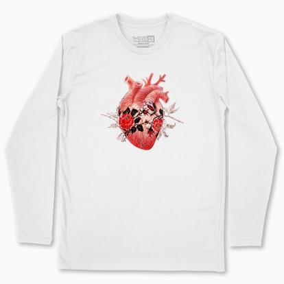 Men's long-sleeved t-shirt "Heart"