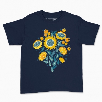 Children's t-shirt "Sunflowers"