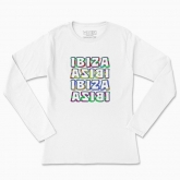 Women's long-sleeved t-shirt "Ibiza"