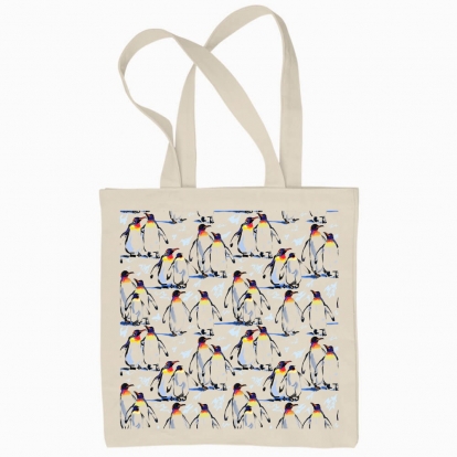 Еко сумка "Королівські пінгвіни. Символ сім'ї і кохання"