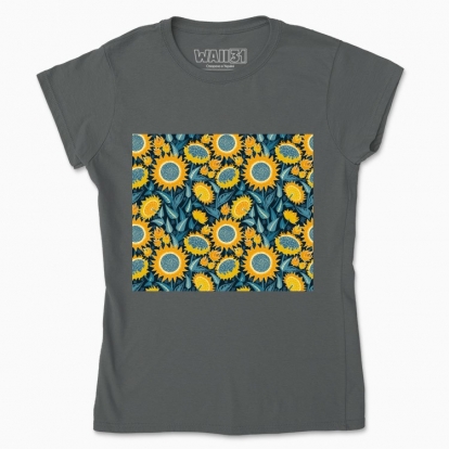 Women's t-shirt "Sunflowers field"