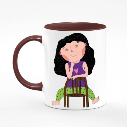 Printed mug "Daughter"